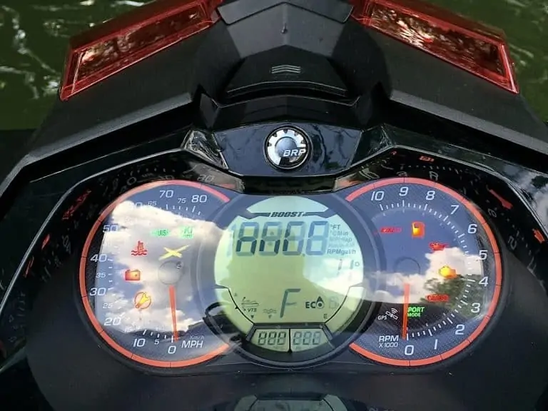 Sea-Doo fault codes can be displayed on the dash