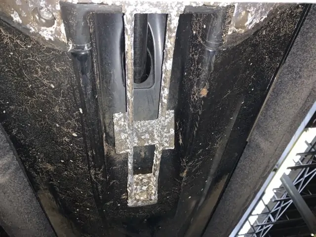 Sea Doo RXT intake grate covered in barnacles