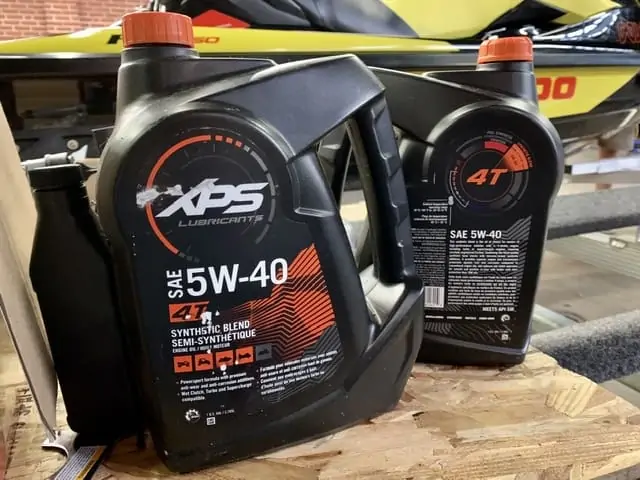 SeaDoo XPS oil 4 quart bottle