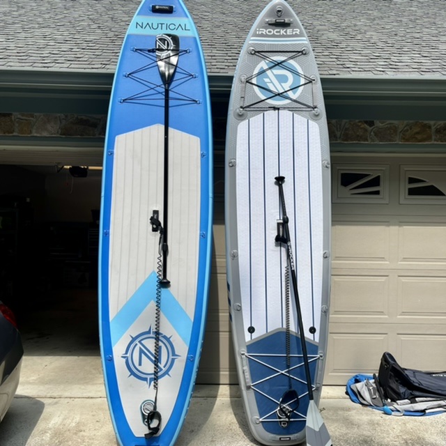 IRocker All Around 11’ and Nautical 11’ 6” paddle boards