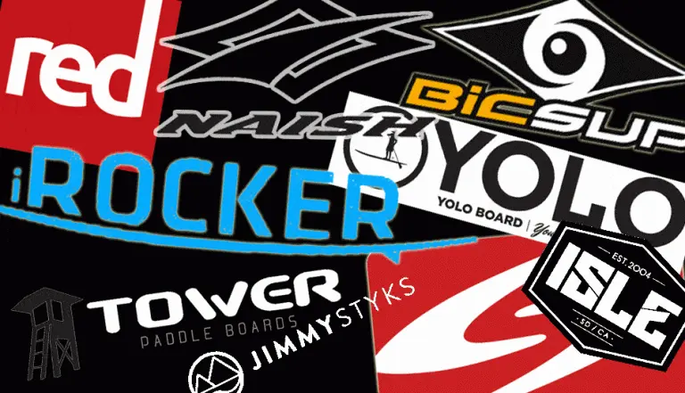 Random paddleboard makers stickers